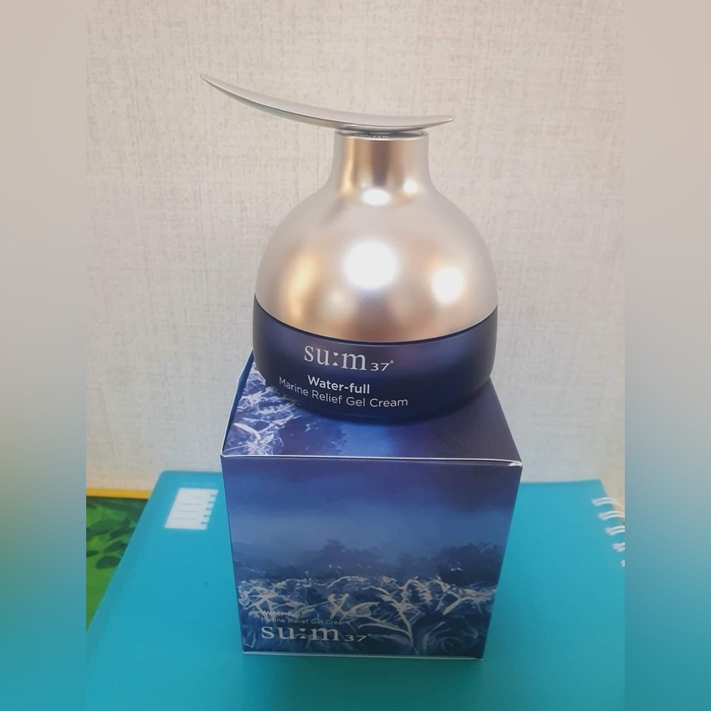 SU:M37 SUM37 Water-full Marine Relief Gel Cream 20ml Daily moisture calming